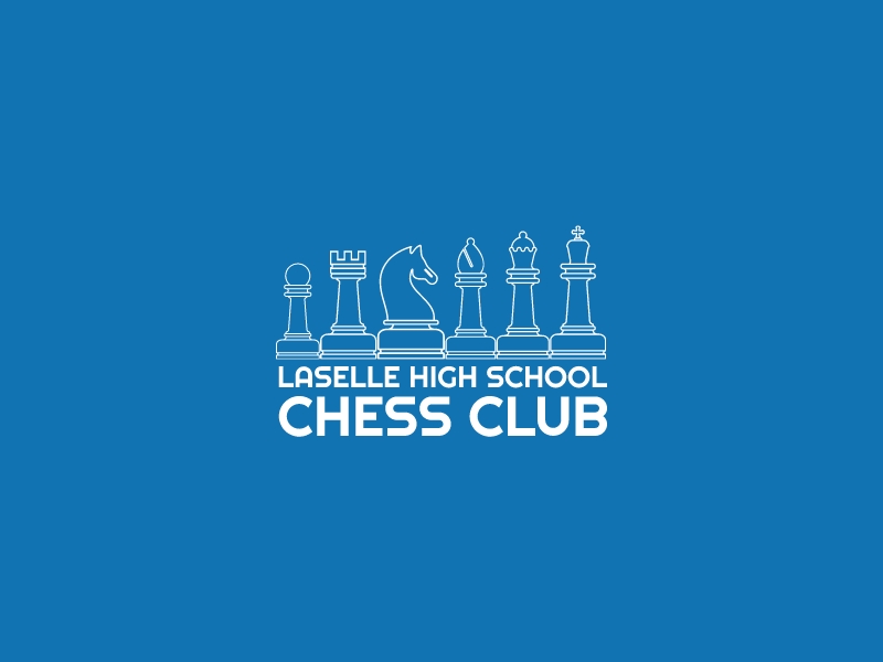 Laselle High School Chess Club logo design