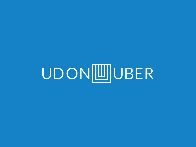 UDONUBER logo design