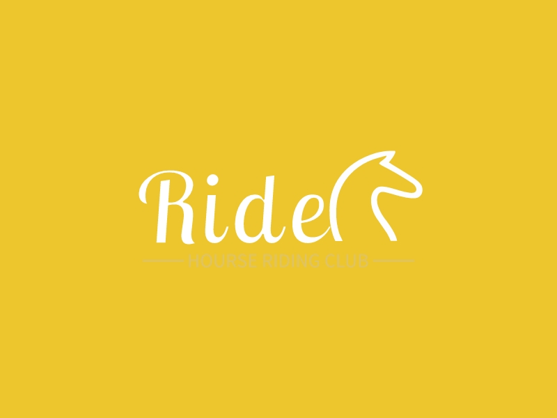 Rider logo design