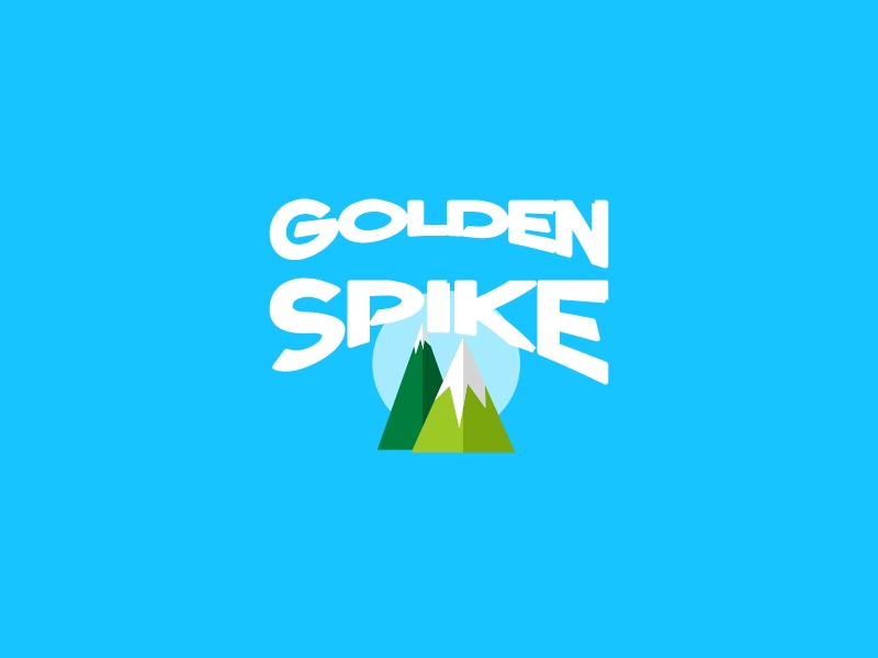 Golden Spike logo design