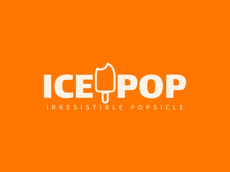 Ice Pop logo design