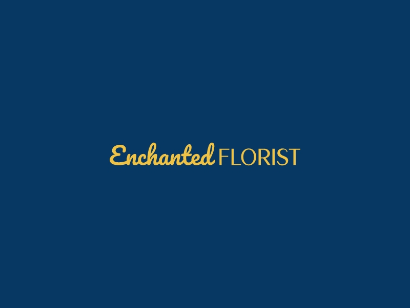 Enchanted Florist logo design