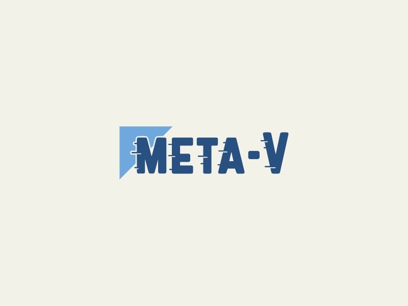 meta-V logo design