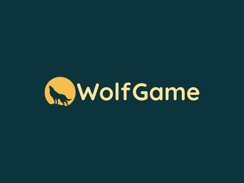 WolfGame logo design