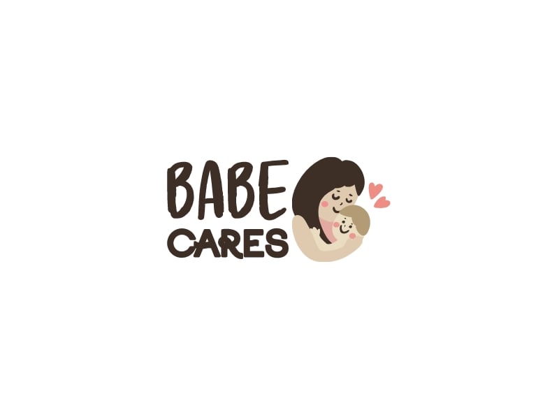 Babe Cares logo design