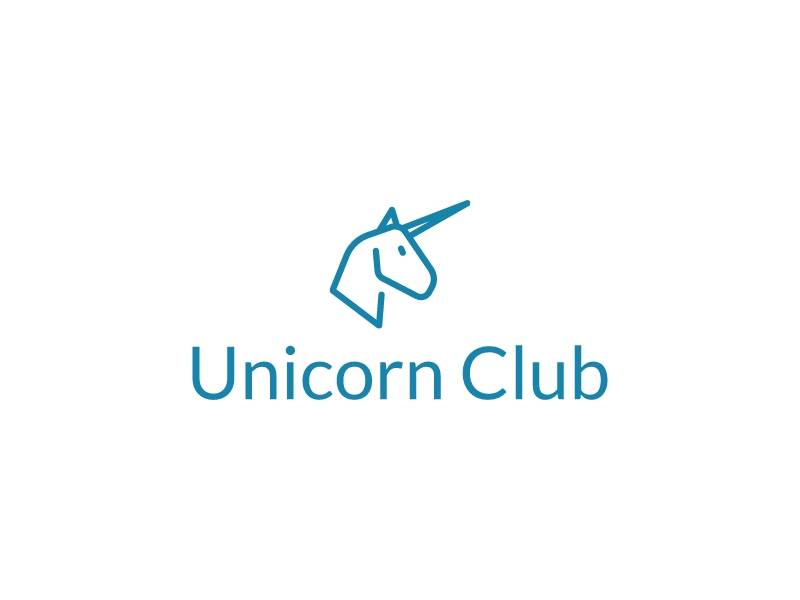 Unicorn Club logo design