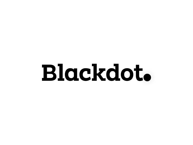 Blackdot logo design