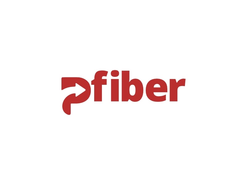 Pfiber logo design
