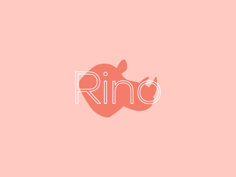 Rino logo design