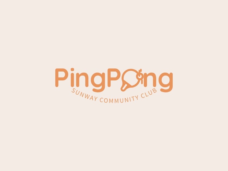 PingPong logo design