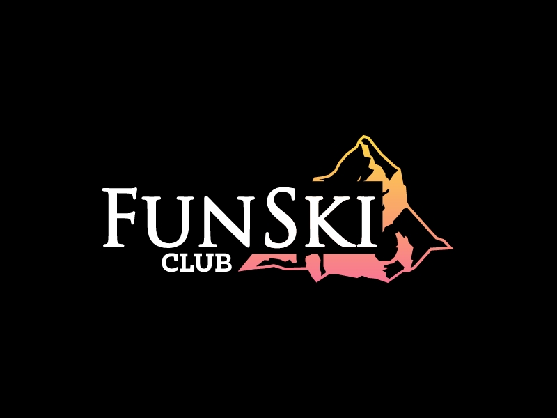 FunSki logo design