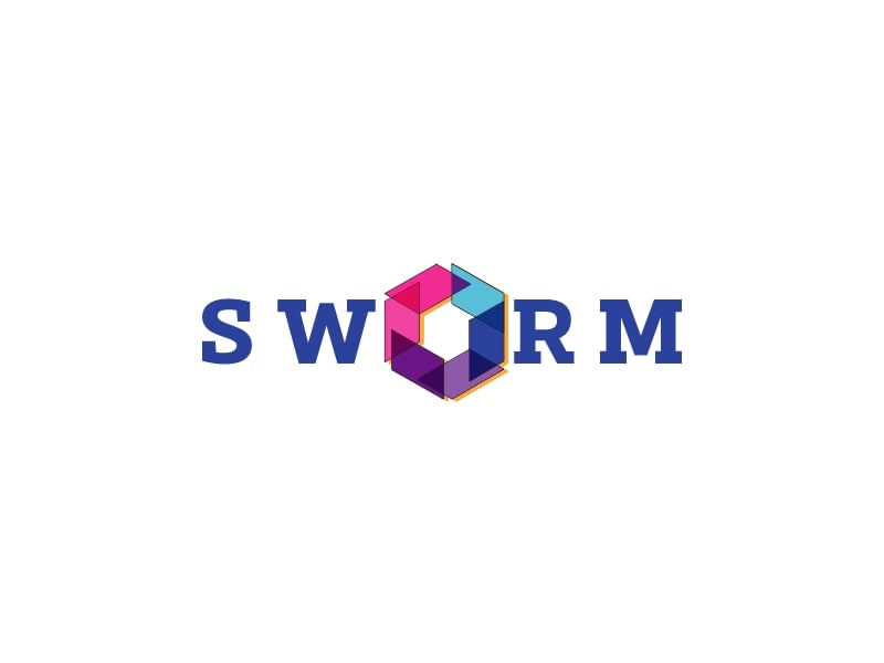 Sworm logo design