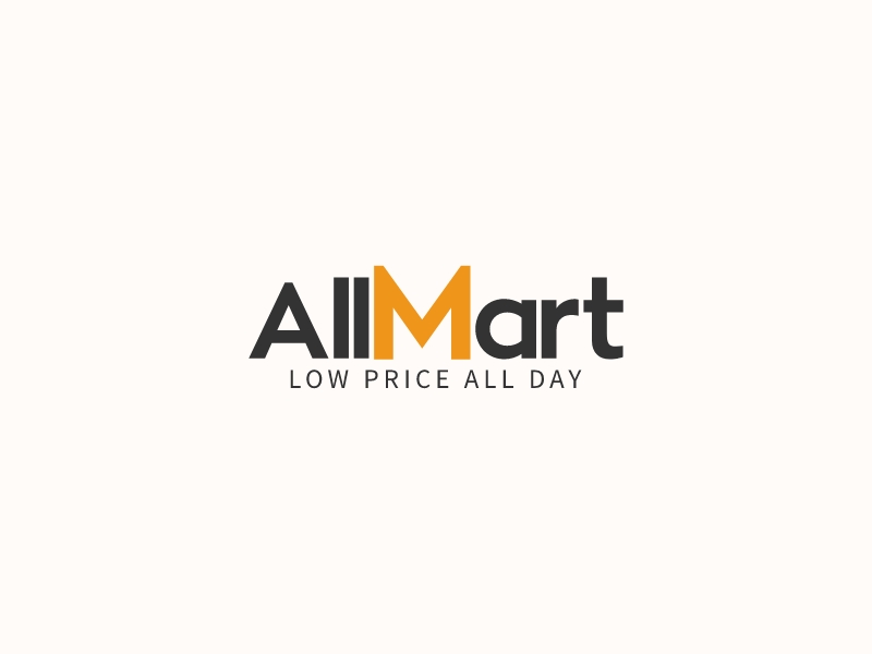 AllMart logo design
