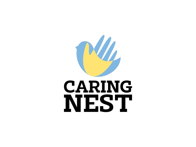 Caring Nest logo design