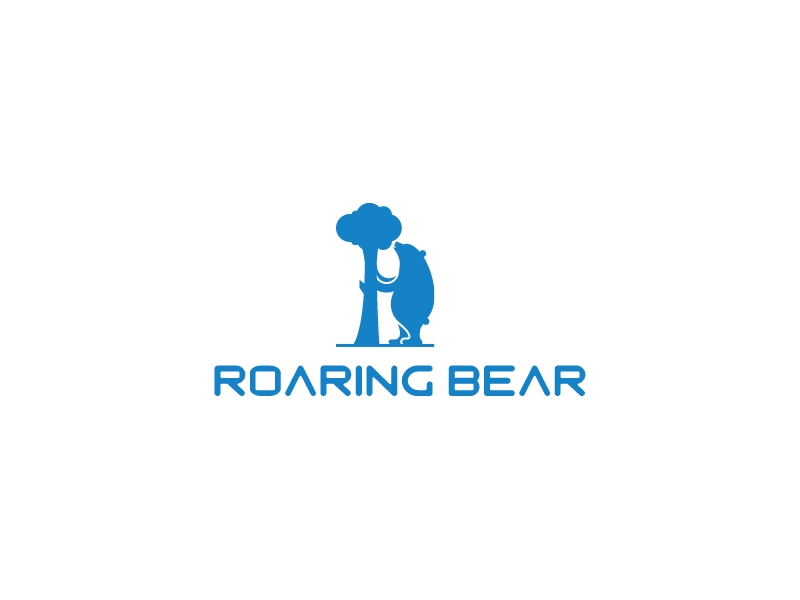 Roaring Bear logo design