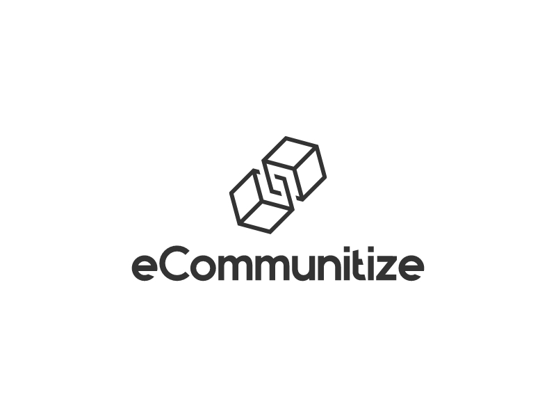 eCommunitize logo design