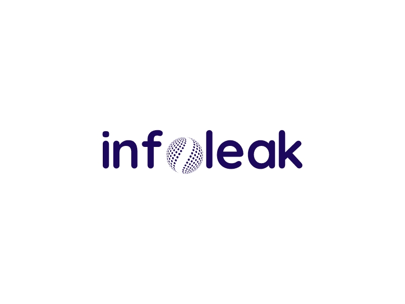 infoleak logo design