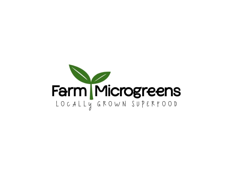 Farm Microgreens logo design