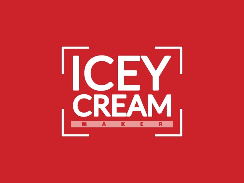 Icey Cream logo design