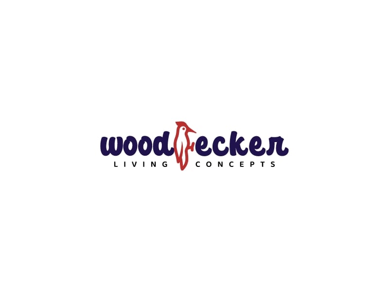 woodpecker logo design