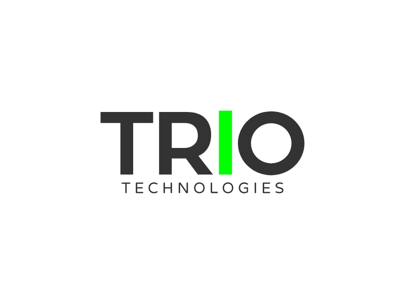 Trio sports logo design Royalty Free Vector Image