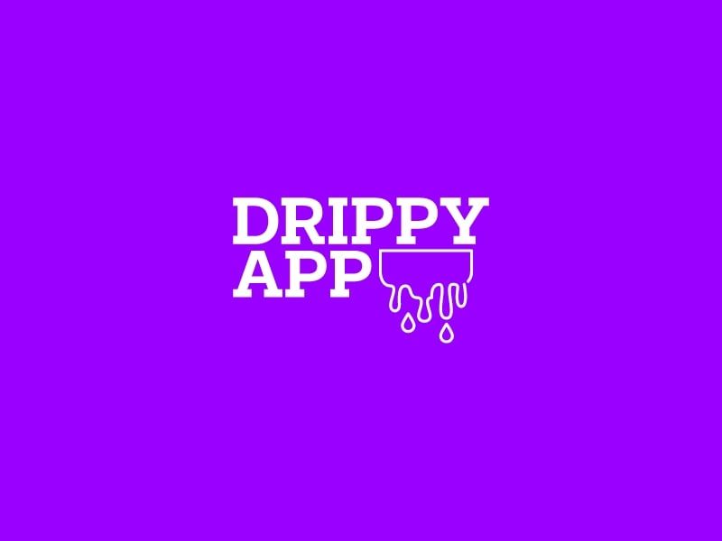 Drippy App logo design