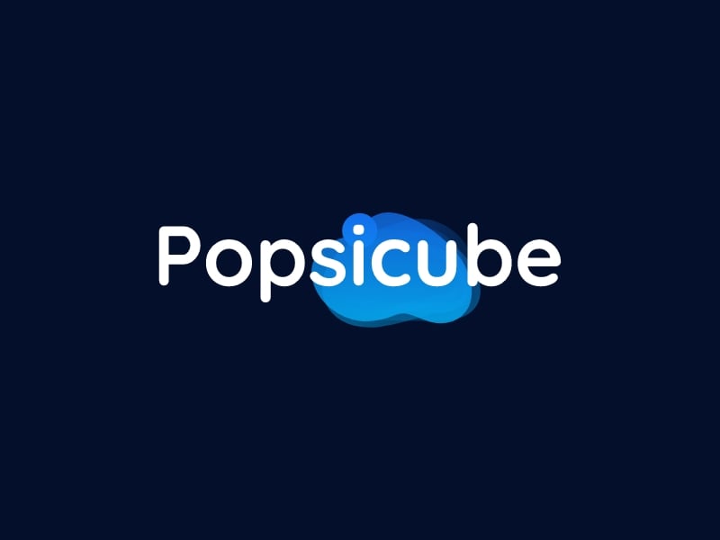 Popsicube logo design