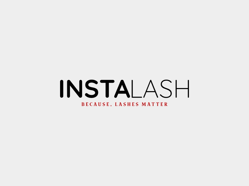 INSTA lash logo design
