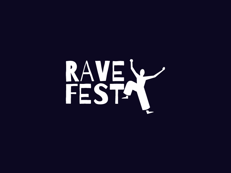 Rave Fest logo design
