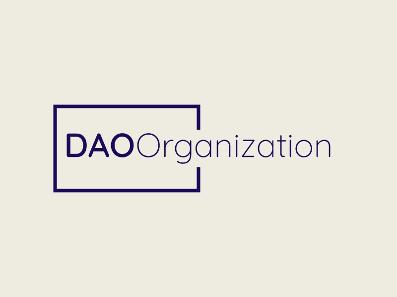 DAO Organization logo design