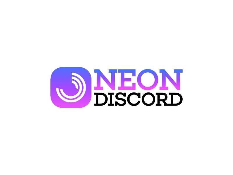 Neon Discord logo design