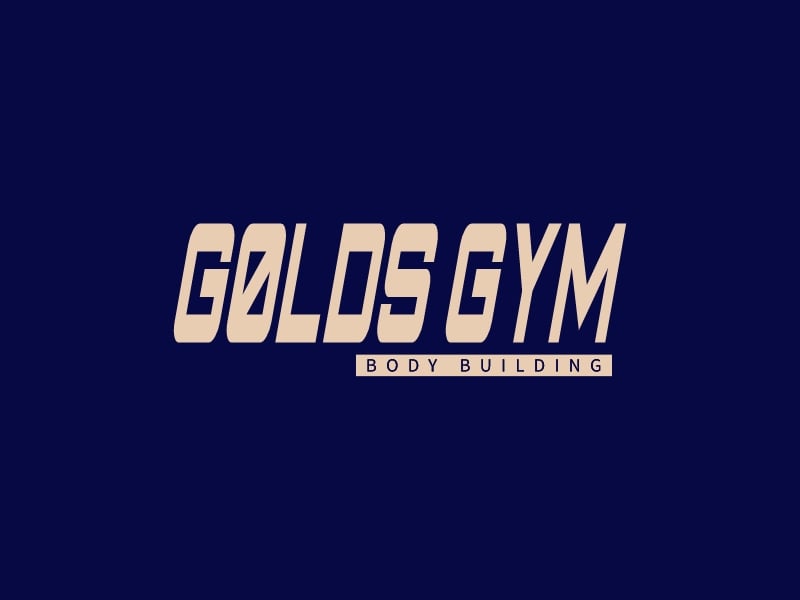 Golds Gym logo design