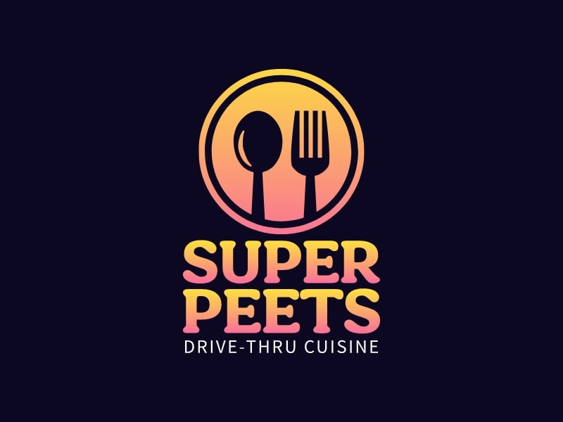 Super Peets logo design
