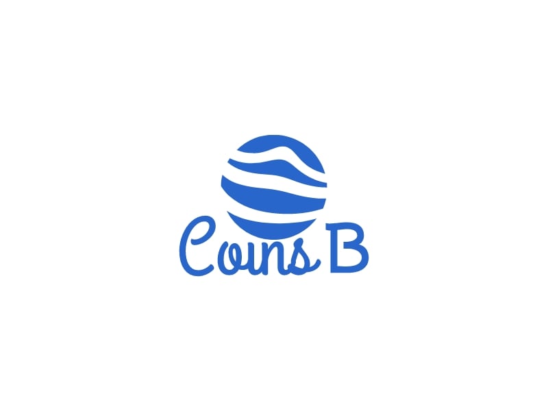 Coins B logo design