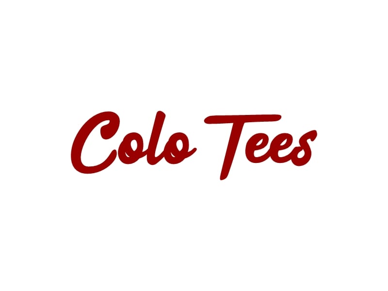 Colo Tees logo design