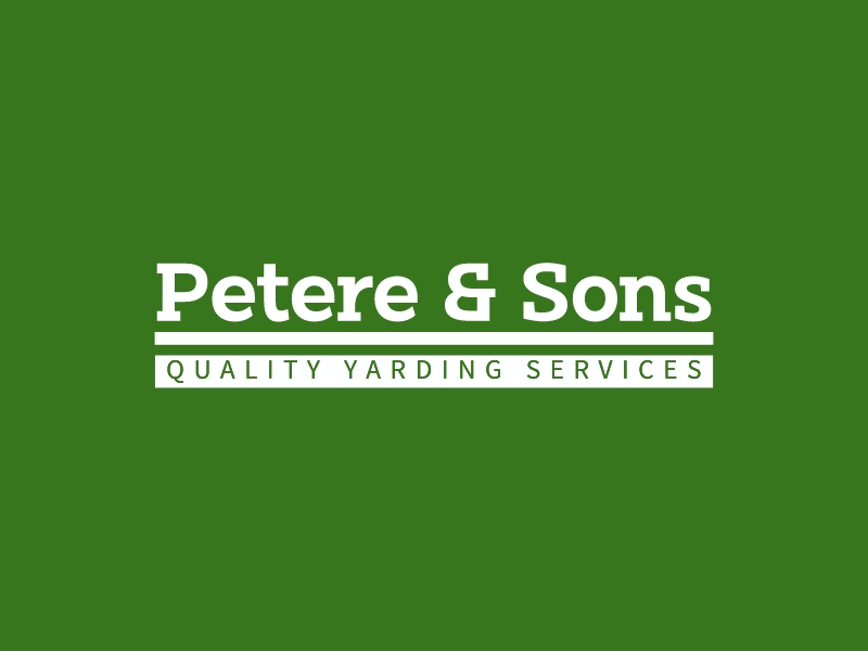 Petere & Sons logo design