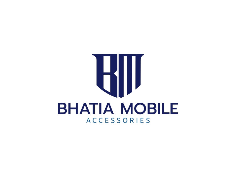 BHATIA MOBILE logo generated by AI logo maker Logomakerr.ai