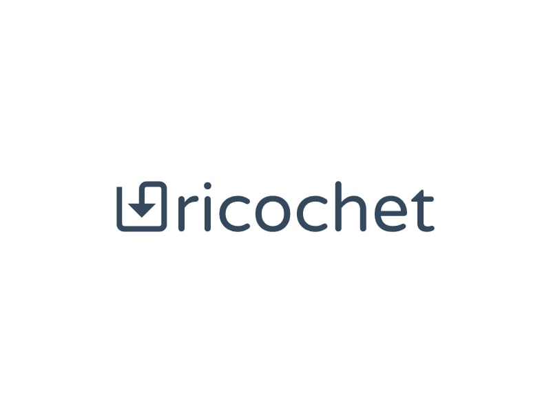 ricochet logo design