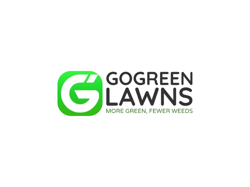 GoGreen Lawns logo design