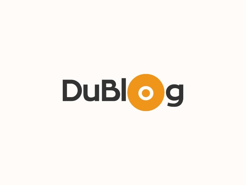Du Blog logo design