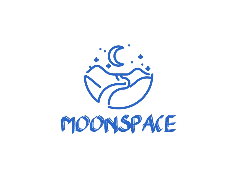 MoonSpace logo design