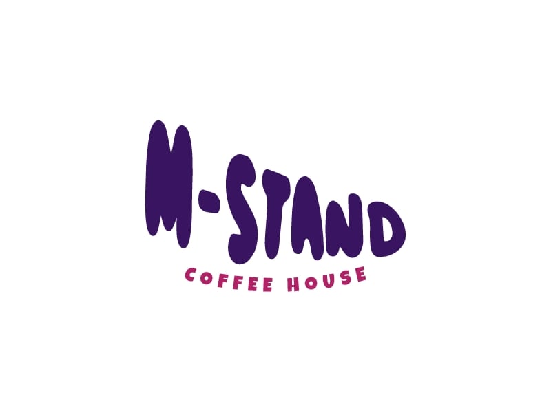 M-stand logo design