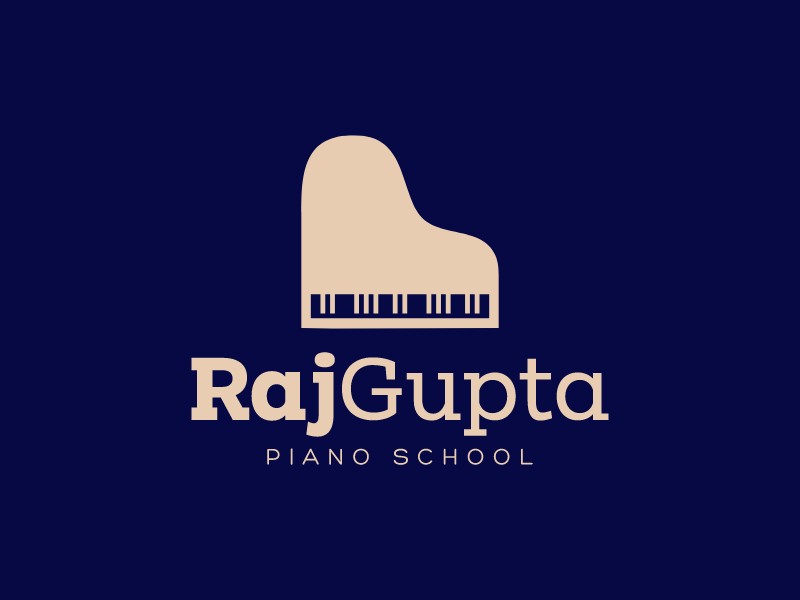 Raj Gupta logo design