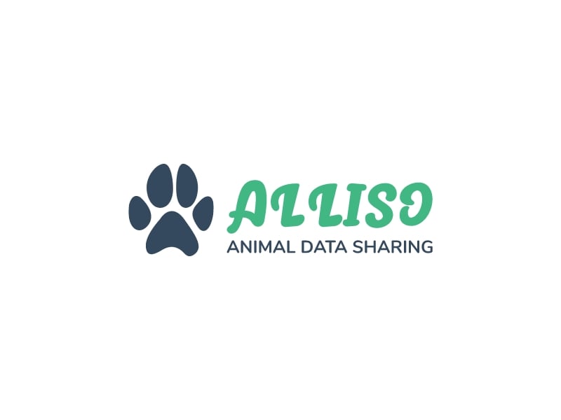 Alliso Animal Data Sharing logo design