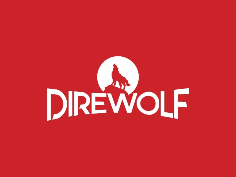 Direwolf logo design