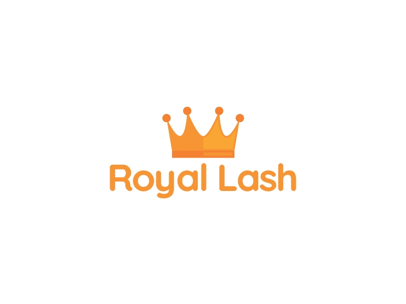 Royal Lash logo design
