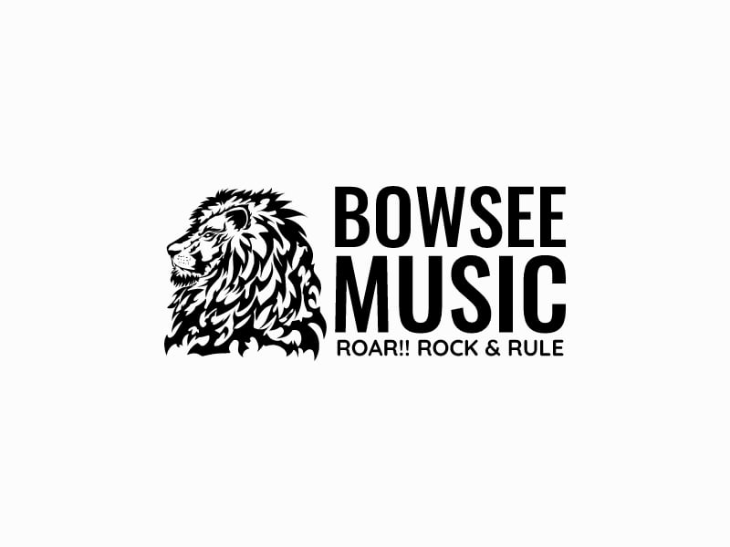BowSee Music logo design