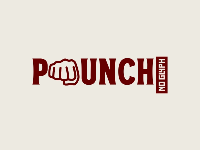 PUNCH！ logo design