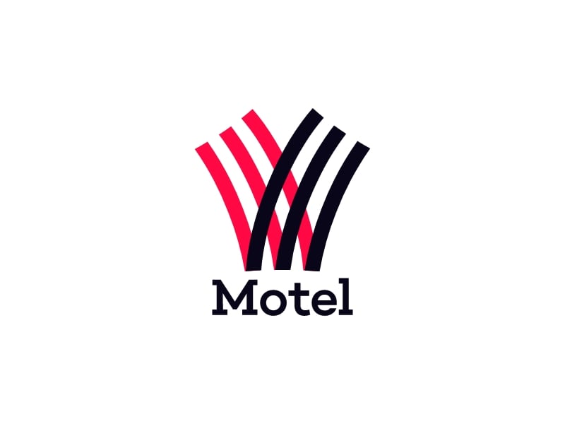 Motel logo design