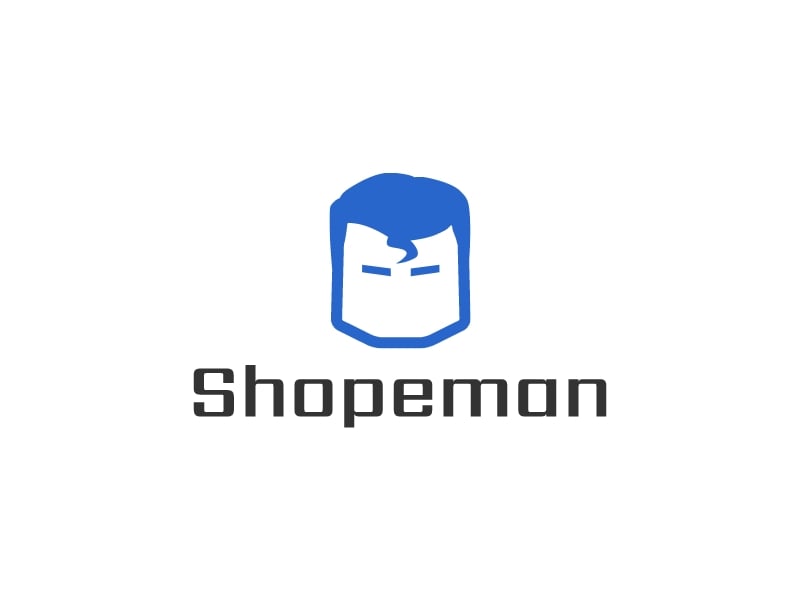 Shopeman logo design